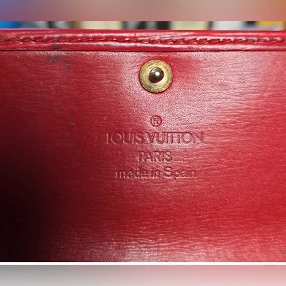 LV BUNDLE Epi red key holder and Elise wallet and dust  display picture 1